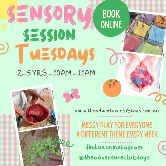 2-5 yrs Sensory Session - Tuesday 10-11am