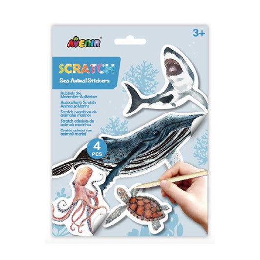 Scratch Stickers- Sea Animals