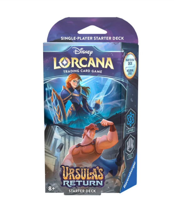 Lorcana S4 Ursula Deck | Lorcana Starter Deck |The Adventure Club Toys