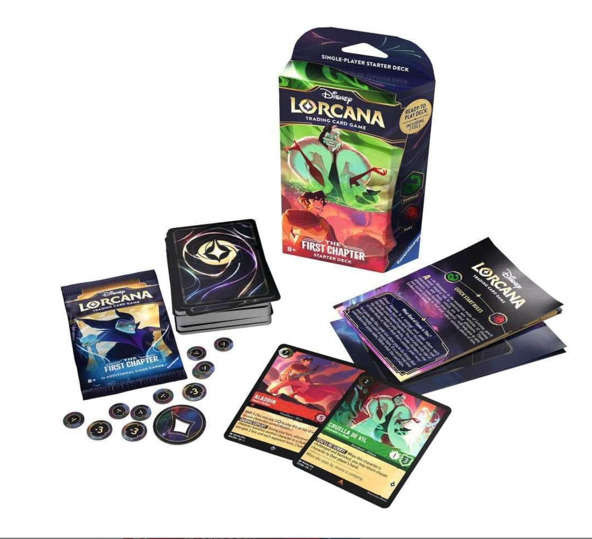 Lorcana - First Chapter Starter Deck - Emerald/Ruby