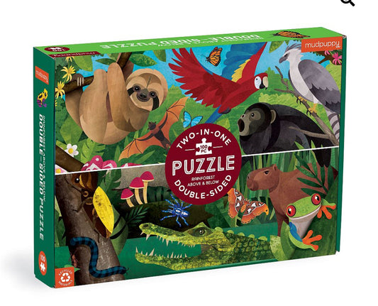 Double Sided Rainforest 100pc  Puzzle