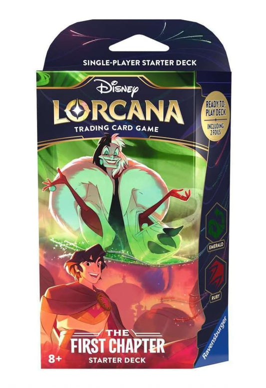 Lorcana - First Chapter Starter Deck - Emerald/Ruby