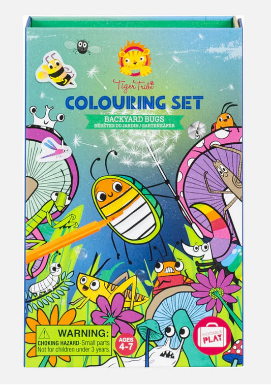 Colouring Set - Backyard Bugs