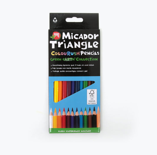 Triangle ColouRush Pencils 12pk