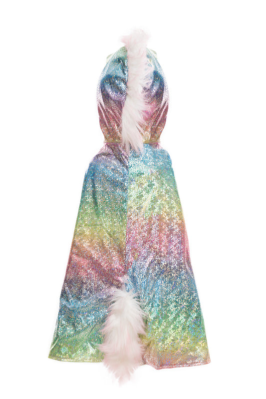 Rainbow Reversible Unicorn Dragon Cape (Copy)