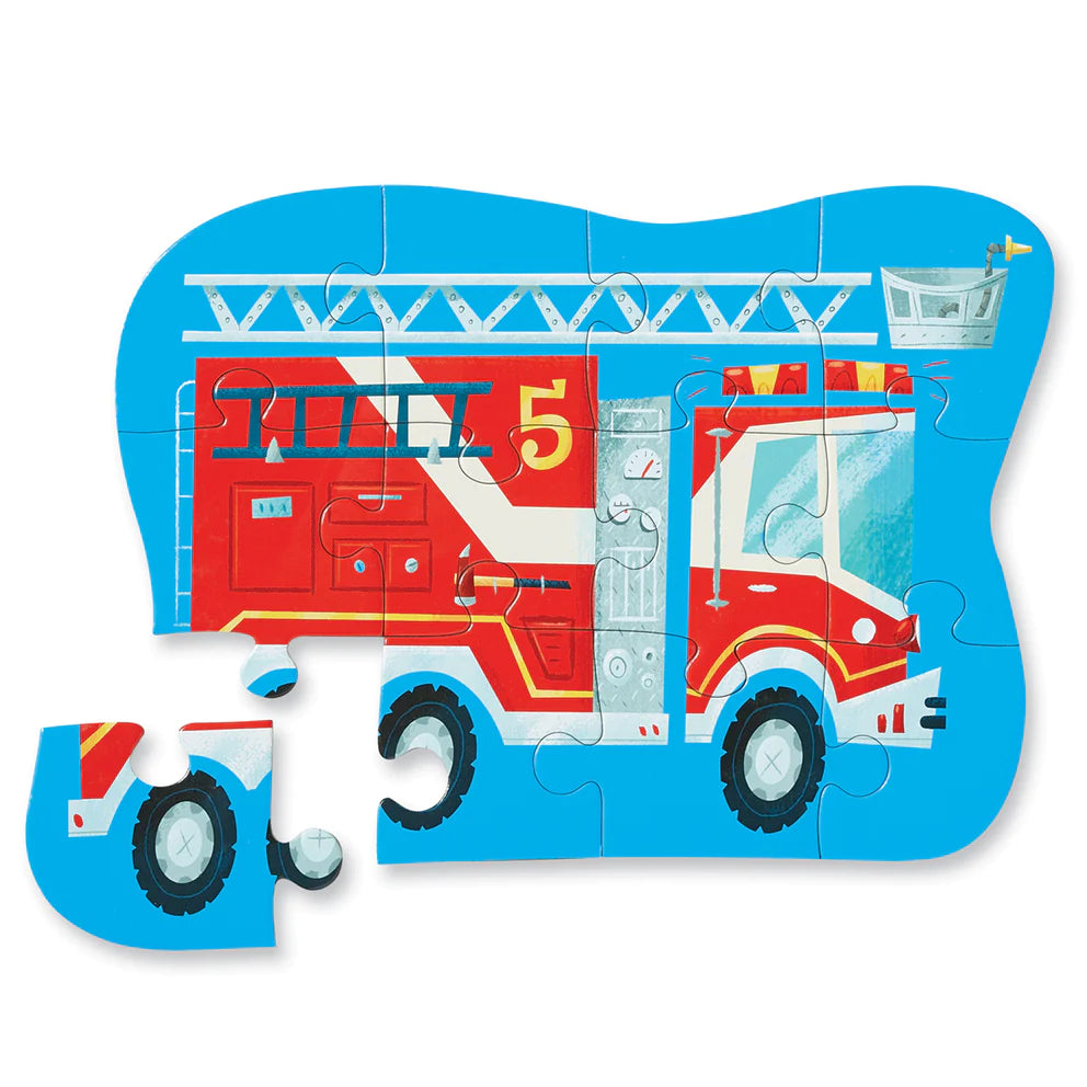 12pc Mini Puzzle - Fire Truck