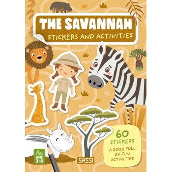 Sassi Sticker & Activity Book - Savannah