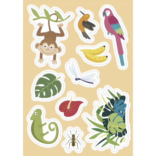 Sassi Sticker & Activity Book - Jungle