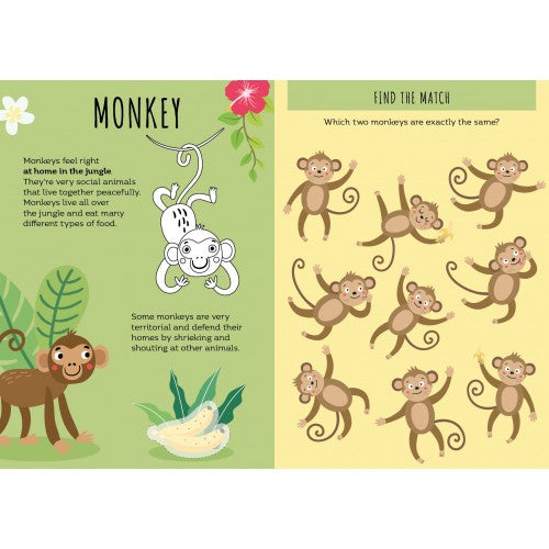 Sassi Sticker & Activity Book - Jungle