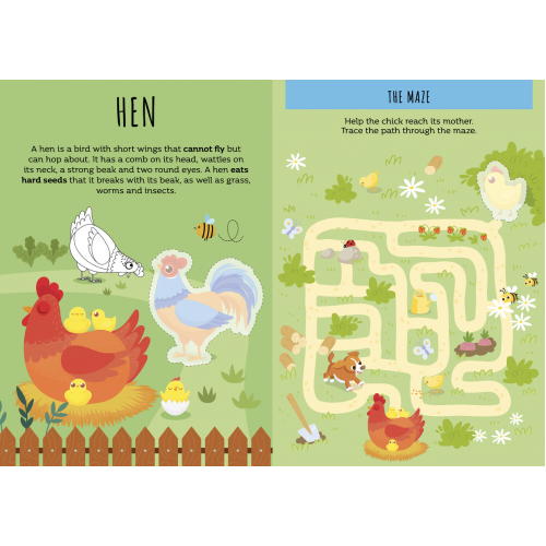 Sassi Sticker & Activity Book - The Farm