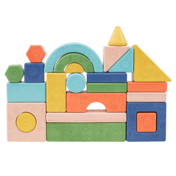 Rattle & Stack Blocks Deluxe Pack Of 24