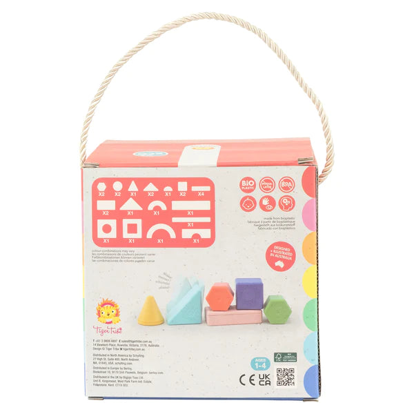 Rattle & Stack Blocks Deluxe Pack Of 24