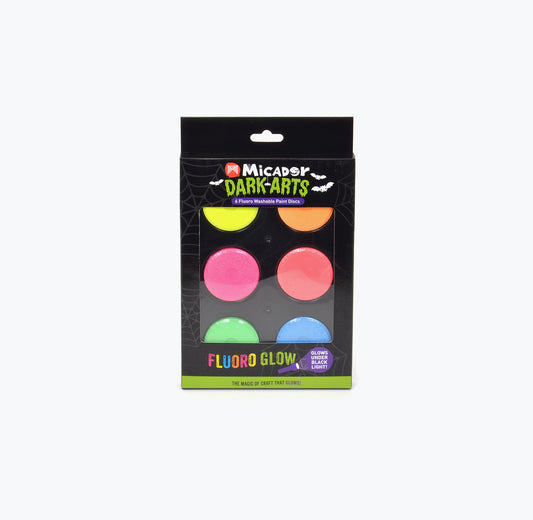Micador Dark Arts - Neon Washable Paint Discs 6pk