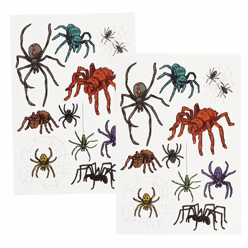 Spiders - Temporary Tattoos