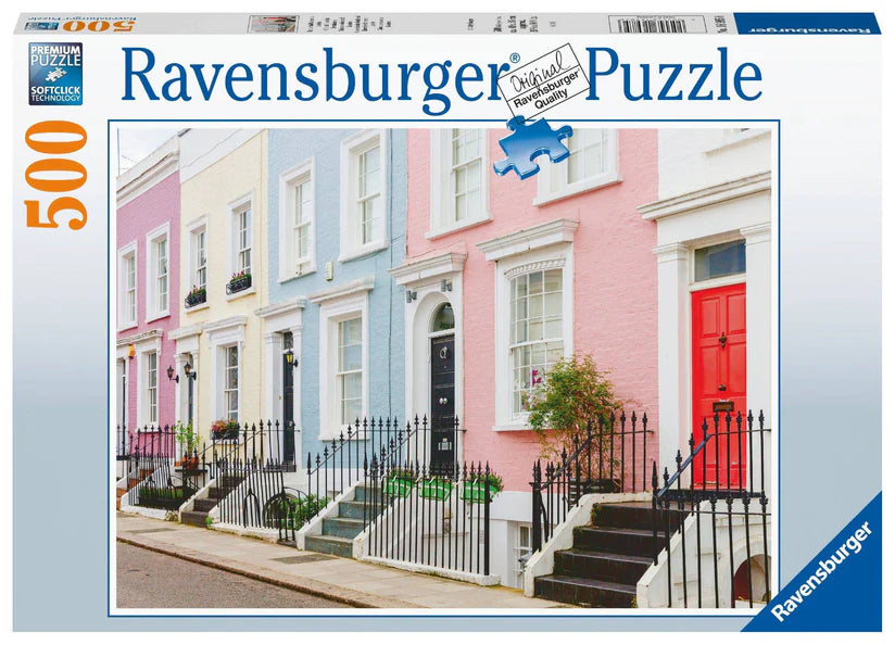 Ravensburger - Colourful London Townhouses 500pc