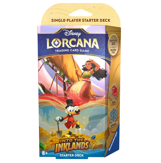 Lorcana - Into The Inklands Starter Deck - Sapphire/Ruby