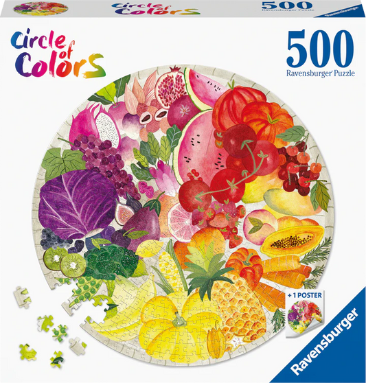 Ravensburger Circle of Colors -  Fruit & Veg 500p