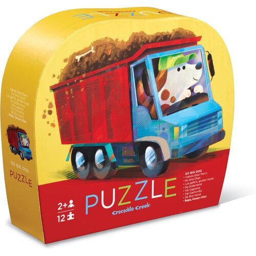 12pc Mini Puzzle - Go Big Dog