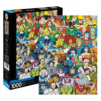 DC Comics Retro Cast 1000pc Puzzle