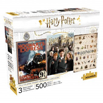 Harry Potter 500pc x 3 Puzzles