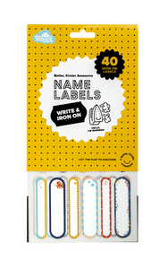 Iron On Name Labels - Multicolour