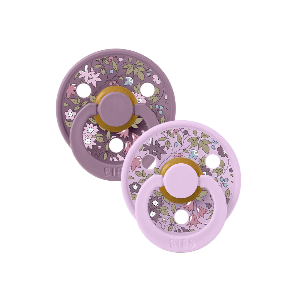 Bibs Pacifier - Liberty Colour Chamomile Lawn/Violet Sky Size 1