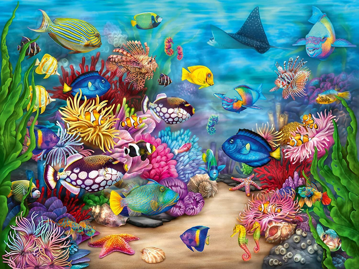 Tropical Reef Life 750pc Puzzle LF
