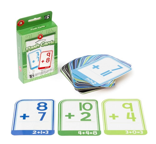 Addition 0-12 Flash Cards