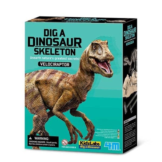 Dig a Dinosaur Skeleton Velociraptor