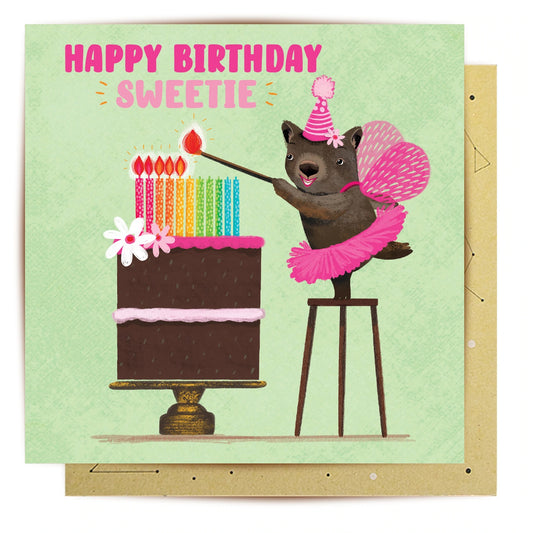 Greeting Card - Sweetie Bear