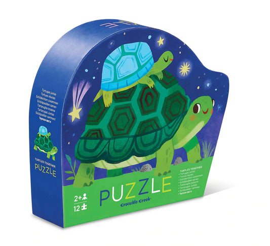 Mini Puzzle 12pc - Turtles Together