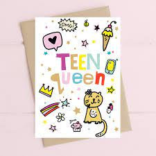 Teen Queen Card
