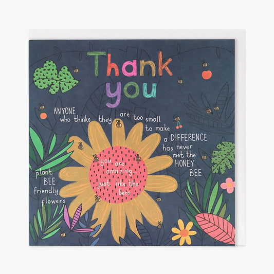 Flower Thank You Card