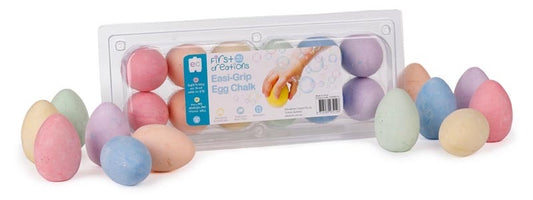 Easi Grip Egg Chalk 12 pc