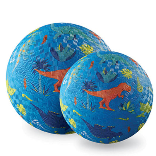5 inch Playground Ball - Dinosaur Land (Blue)