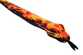 Snake Printed Flame 54”