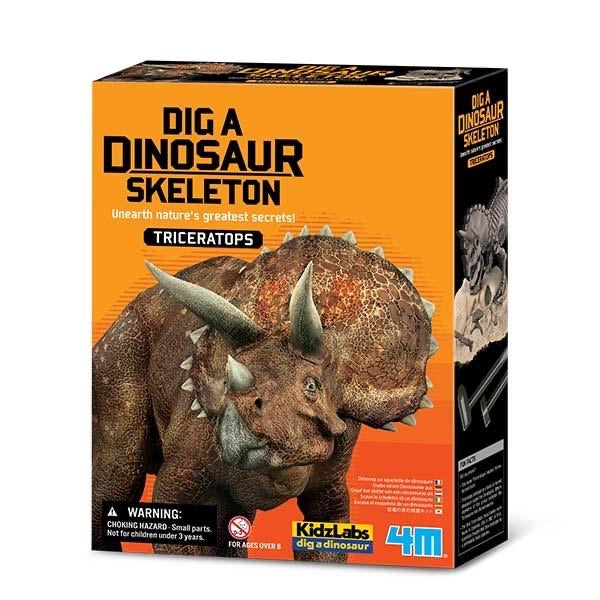 Dig a Dinosaur Skeleton Triceratops
