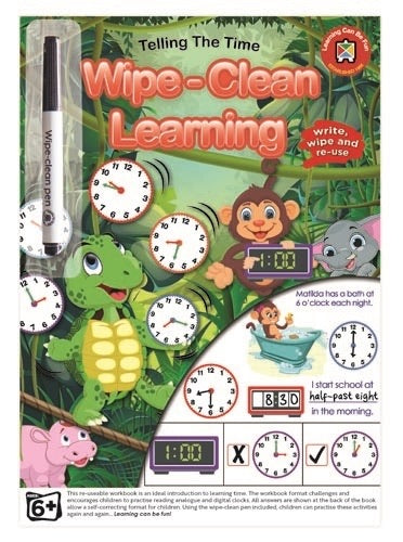 Wipe Clean Learning - Telling The Time