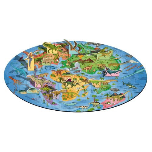Travel, Learn Explore: The World of Dinosaurs Book & Puzzle