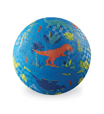 7 Inch Playground Ball - Dinosaur (Blue)