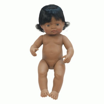 Miniland Latin American Baby Girl 38cm Doll