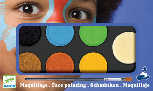 Face Painting Palette 6 colours - Nature