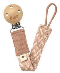 Bibs Paci Braid Clip - Blush/Ivory
