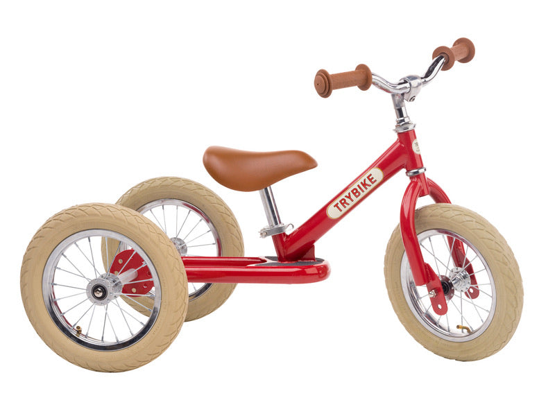 Red Vintage Trybike | Red Steel Trybike | The Adventure Club Toys