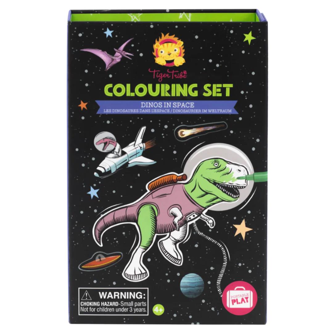 Colouring Set - Dinos in Space