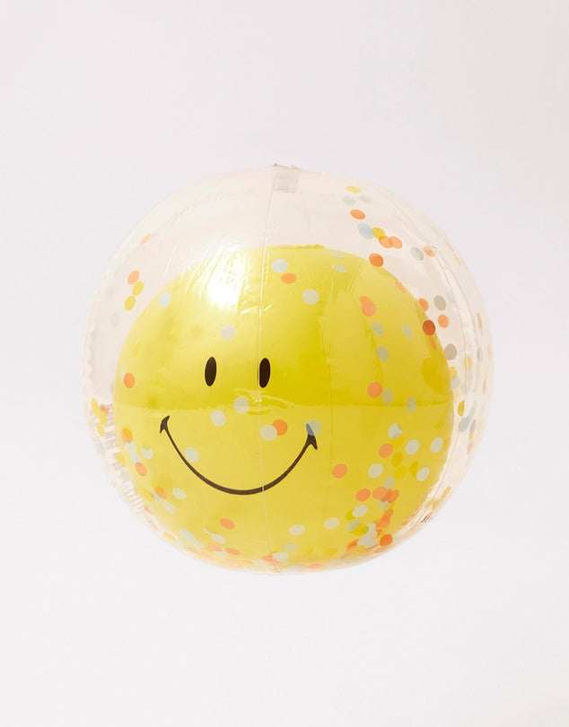 Inflatable Beach Ball - Smiley