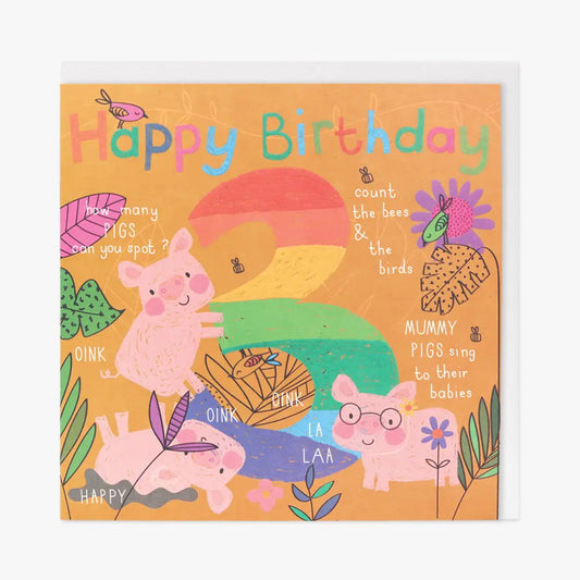 Happy Birthday 3 Card