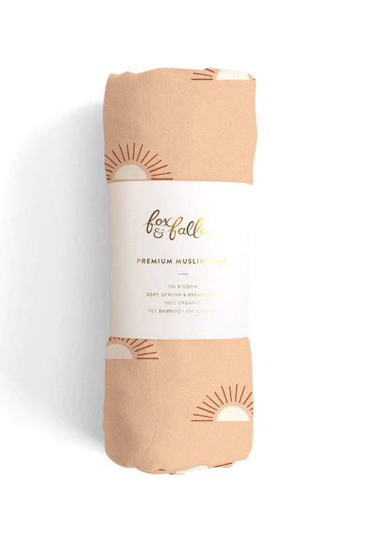 Premium Muslin Wrap Swaddle - Suns Coffee