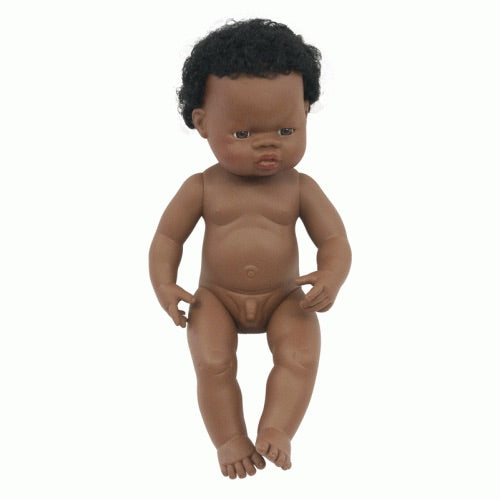 Miniland African Baby Boy 38cm Doll