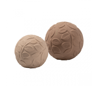 Natruba Leaf Sensory Ball Set - Brown